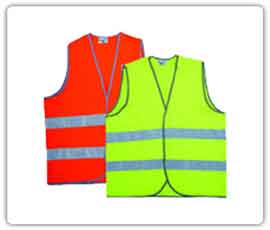 dokuma türü raşel, saf polyesterden yapılmış fosforlu yelek